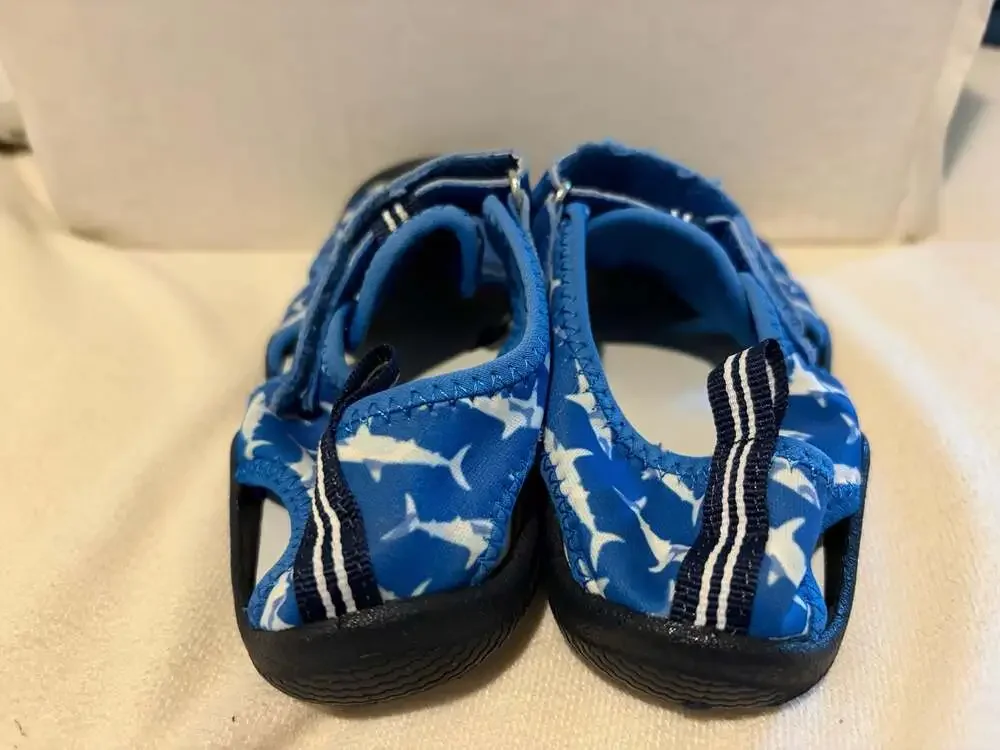 Nautica Kids Kettle Gulf Protective Water Closed-Toe Sport Sandal Blue Shark 10